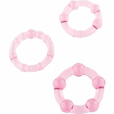 SEVENCREATIONS JUEGO TRES ANILLOS PENE ROSA