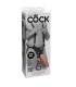 STRAP ON CON DILDO HUECO 305 CM Y TIRANTES COLOR CARNE