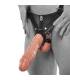 STRAP ON CON DILDO HUECO 305 CM Y TIRANTES COLOR CARNE