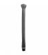 ALL BLACK DUCHA ANAL SILICONA SISTEMA STOPPER 27CM