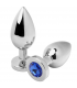 METALHARD ANAL PLUG DIAMOND AZUL MEDIUM 762CM