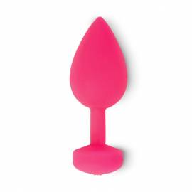 FUNTOYS GPLUG ANAL VIBRADOR RECARGABLE PEQUENO ROSA NEON 3CM