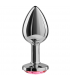 SECRETPLAY PLUG ANAL ALUMINIO FUCSIA 7CM