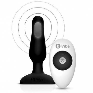 B VIBE NOVICE CONTROL REMOTO ANAL PLUG NEGRO