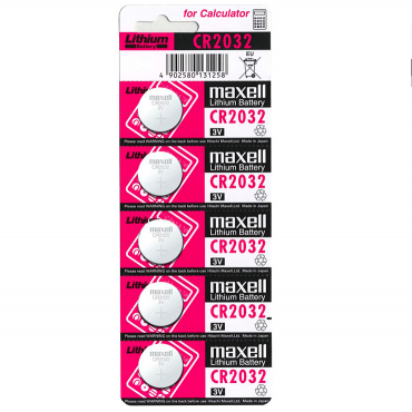 MAXELL PILA BOTON LITIO CR2032 3V BLISTER5