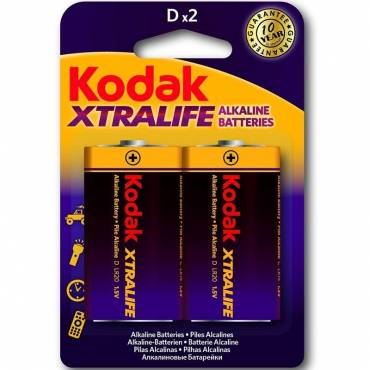 KODAK XTRALIFE PILAS ALCALINAS D LR20 15V