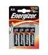 ENERGIZER ALKALINE POWER PILA ALCALINA AA LR6 BLISTER4