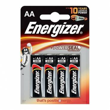 ENERGIZER ALKALINE POWER PILA ALCALINA AA LR6 BLISTER4