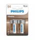 PHILIPS ALKALINE PILA D LR20 BLISTER2