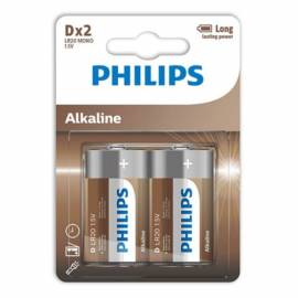 PHILIPS ALKALINE PILA D LR20 BLISTER2