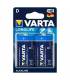 VARTA LONGLIFE POWER PILA ALCALINA D LR20 BLISTER2