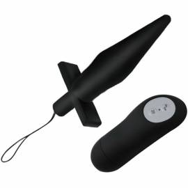 BAILE BUTT PLUG ANAL CON VIBRACION NEGRO