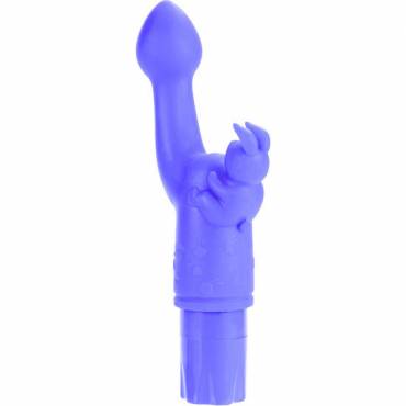 SILICONE CONEJITO VIBRADOR KISS LILA