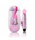 VIBRADOR C ESTIMULADOR ROSA REGULABLE