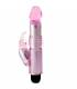 VIBRADOR C ESTIMULADOR ROSA REGULABLE