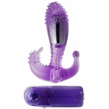 ESTIMULADOR LILA VAGINAL Y ANAL CON VIBRACION