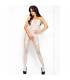 PASSION EROTICLINE CATSUIT BLANCO BS006