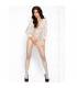 PASSION EROTICLINE CATSUIT BLANCO BS007