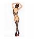 PASSION WOMAN BS016 BODYSTOCKING NEGRO TALLA UNICA