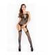 PASSION WOMAN BS024 BODYSTOCKING NEGRO TALLA UNICA