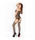 PASSION WOMAN BS024 BODYSTOCKING NEGRO TALLA UNICA