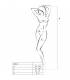 PASSION WOMAN BS024 BODYSTOCKING NEGRO TALLA UNICA