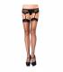 LEG AVENUE MEDIAS FINAS CON LINEA NEGRA