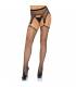 LEG AVENUE INDUSTRIAL MEDIAS LIGUERO CON ANILLAS CUERPO DE RED TALLA UNICA