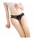 QUEEN LINGERIE PANTIES CON ABERTURA TALLA UNICA NEGRO