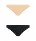 BYE BRA PACK 2 BRASILENAS NEGRAS Y BEIGE S