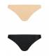 BYE BRA PACK 2 BRASILENAS NEGRAS Y BEIGE S