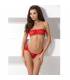 PASSION WOMAN AMORE SET ROJO TALLA UNICA