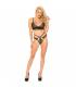 LEG AVENUE SET 2 PIEZAS CON TANGA DOBLE TIRANTA S M