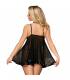 SUBBLIME BABYDOLL CON LACITO Y BRILLANTES S M