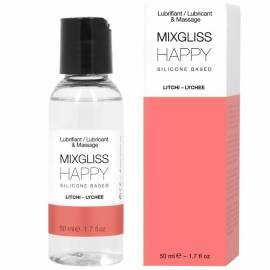 MIXGLISS HAPPY LUBRICANTE SILICONA LITCHI 50 ML