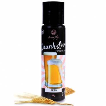 SECRETPLAY LUBRICANTE DRUN IN LOVE CERVEZA 60 ML