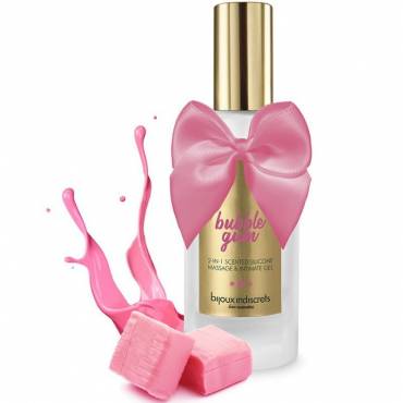 BIJOUX BUBBLE GUM GEL 2 EN 1 SILICONA CHICLE DE FRESA 100 ML