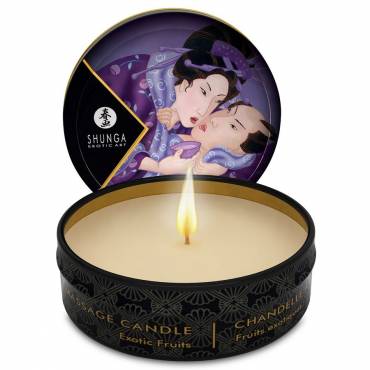 SHUNGA MINI CARESS BY CANDELIGHT VELA MASAJE FRUTAS EXOTICAS 30ML