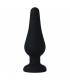 INTENSE ANAL PLUG PIPO M SILICONE NEGRO 11 CM