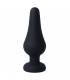 INTENSE ANAL PLUG PIPO L SILICONE NEGRO 13 CM