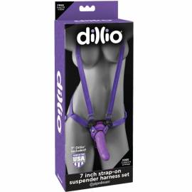 DILLIO ARNES STRAP ON CON TIRANTES Y DILDO 178 CM