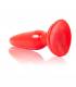 PLUG ANAL PEQUENO ROJO 15CM