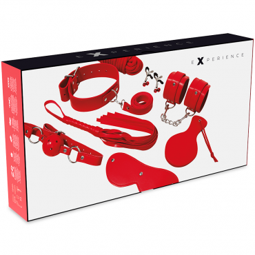 EXPERIENCE BDSM FETISH KIT SERIE ROJO