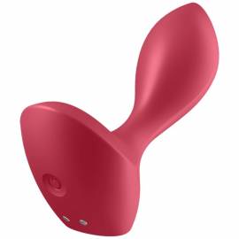 SATISFYER BACKDOOR LOVER PLUG ANAL VIBRADOR ROJO