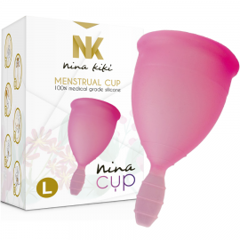 NINA CUP COPA MENSTRUAL TALLA L ROSA