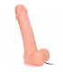 DONG DILDO REALISTICO VIBRACION Y ROTACION 20 CM