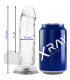 XRAY CLEAR DILDO REALISTA TRANSPARENTE 155CM X 35CM