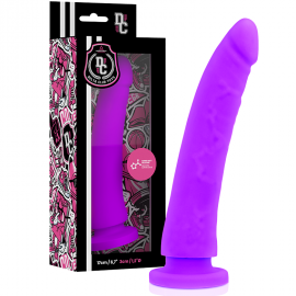 DELTA CLUB TOYS DILDO LILA SILICONA MEDICA 17 X 3CM