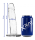 XRAY ARNeS DILDO TRANSPARENTE 18CM X 4CM