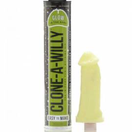 CLONE A WILLY CLONADOR PENE VERDE LUMINISCENTE CON VIBRADOR